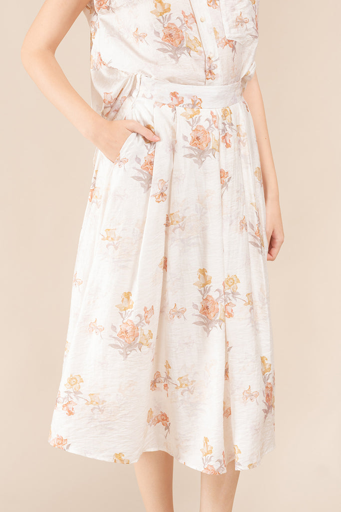 Benette Floral Maxi Skirt