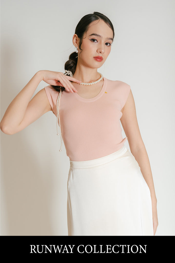 Fullene Chinese Charm Knitted Sleeveless Top