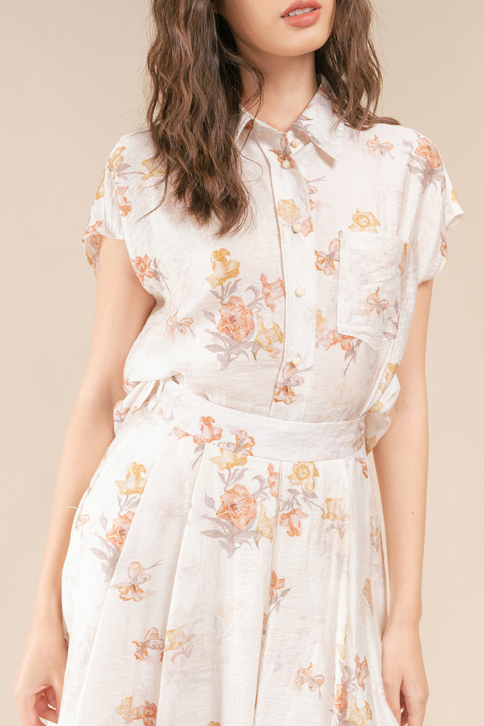 Ibelle Floral Short Sleeve Shirt