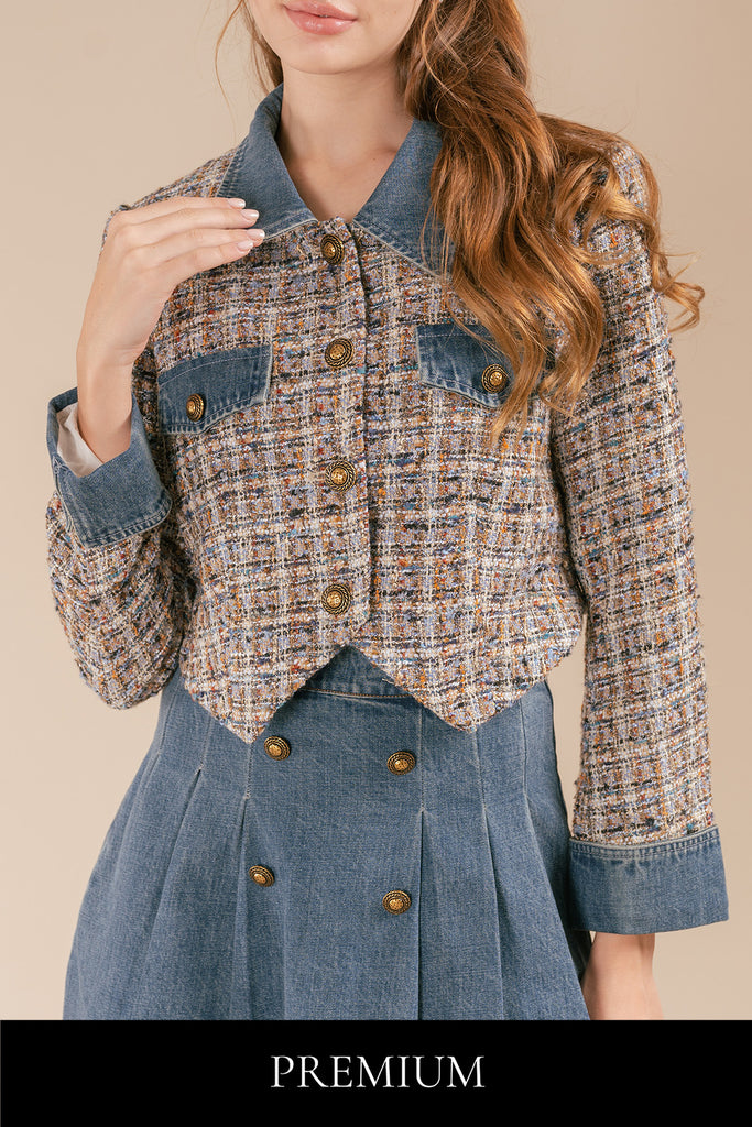 Revissa Denim Tweed Jacket