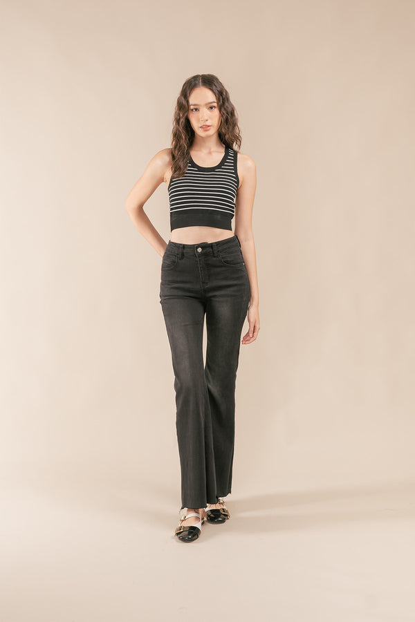 Tinetta Ribbed Padded Tank Top