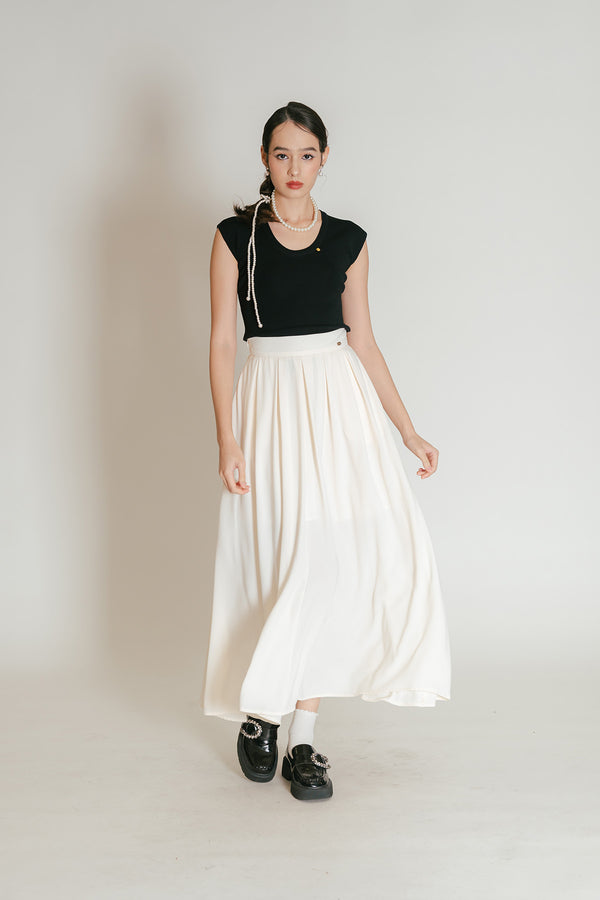 Venitta Pleated Maxi Skirt