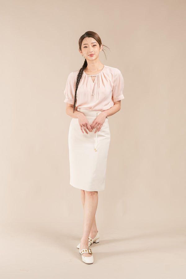 Wenlin Satin Chinese Style Blouse